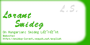 lorant smideg business card